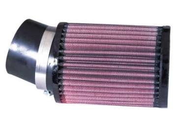 Picture of K&N Filter Universal Rubber Round Straight Filter 20 Deg Angled 2-7-16in Flange 3-3-4in OD 5in H