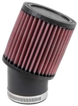 Picture of K&N Filter Universal Rubber Round Straight Filter 20 Deg Angled 2-7-16in Flange 3-3-4in OD 4in H