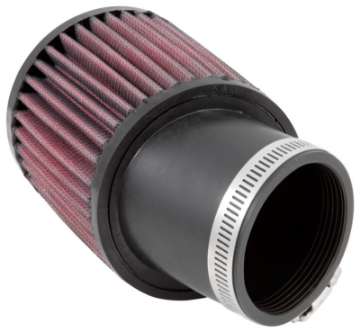 Picture of K&N Filter Universal Rubber Round Straight Filter 20 Deg Angled 2-7-16in Flange 3-3-4in OD 4in H