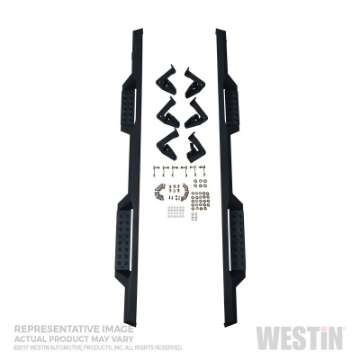 Picture of Westin-HDX 10-17 Toyota 4Runner Trail Edition Drop Nerf Step Bars - Textured Black