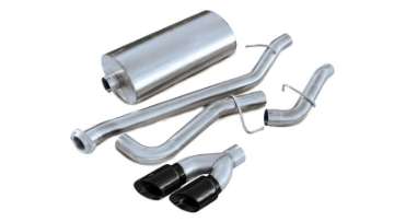 Picture of Corsa 2002-2006 Chevrolet Avalanche 5-3L V8 3in Sport Cat-Back Exhaust w- twin 4in Black Tips