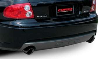 Picture of Corsa 05-06 Pontiac GTO 6L V8 2-5in Sport Cat-Back Exhaust + XPipe w-Dual Exit Single 4in BlackTips