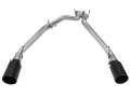 Picture of aFe MACHForce XP DPF-Back Exhaust 3in SS w- 6in Black Tips 2014 Dodge Ram 1500 V6 3-0L EcoDiesel