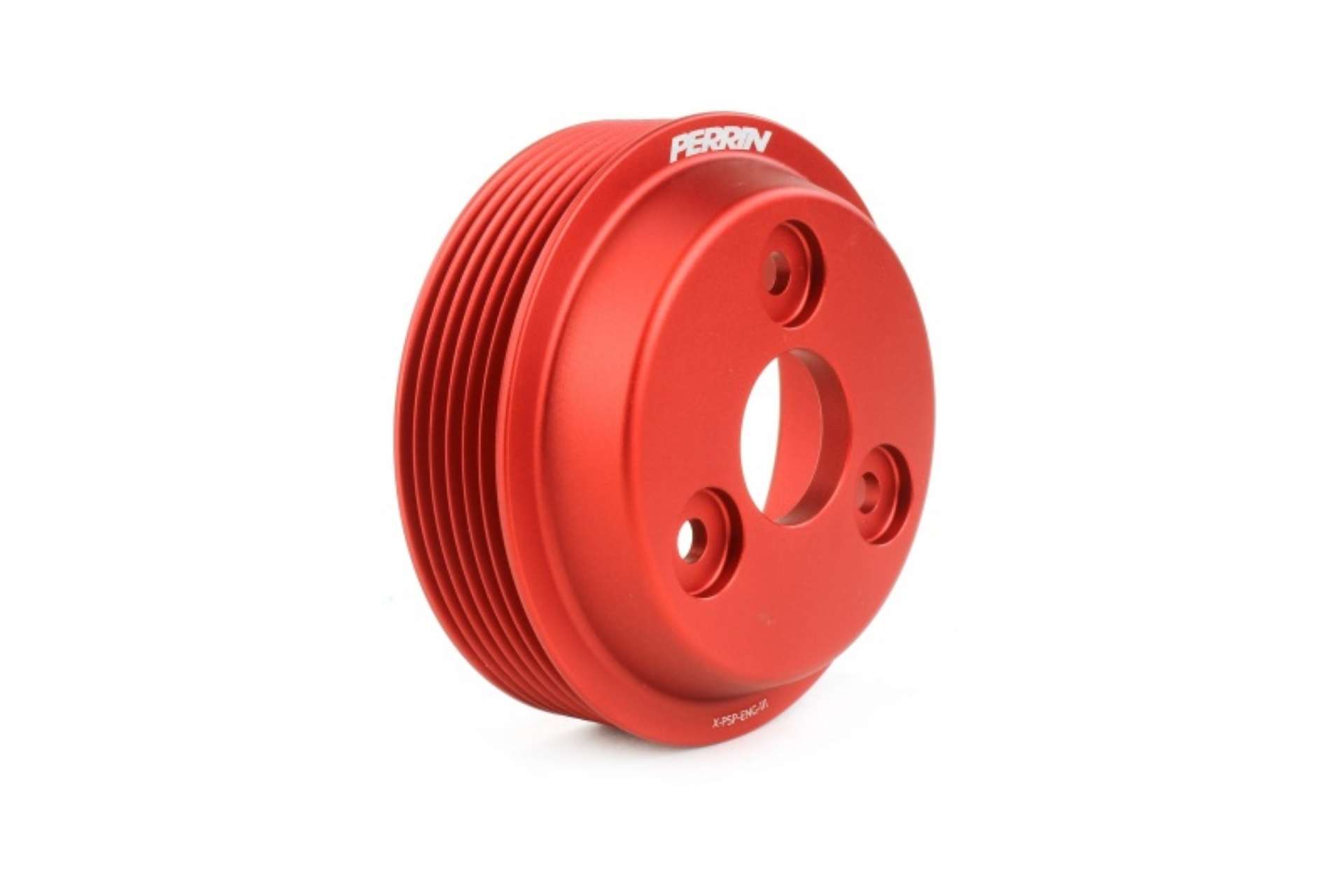 Picture of Perrin 15-21 Subaru WRX Lightweight Water Pump Pulley - Red