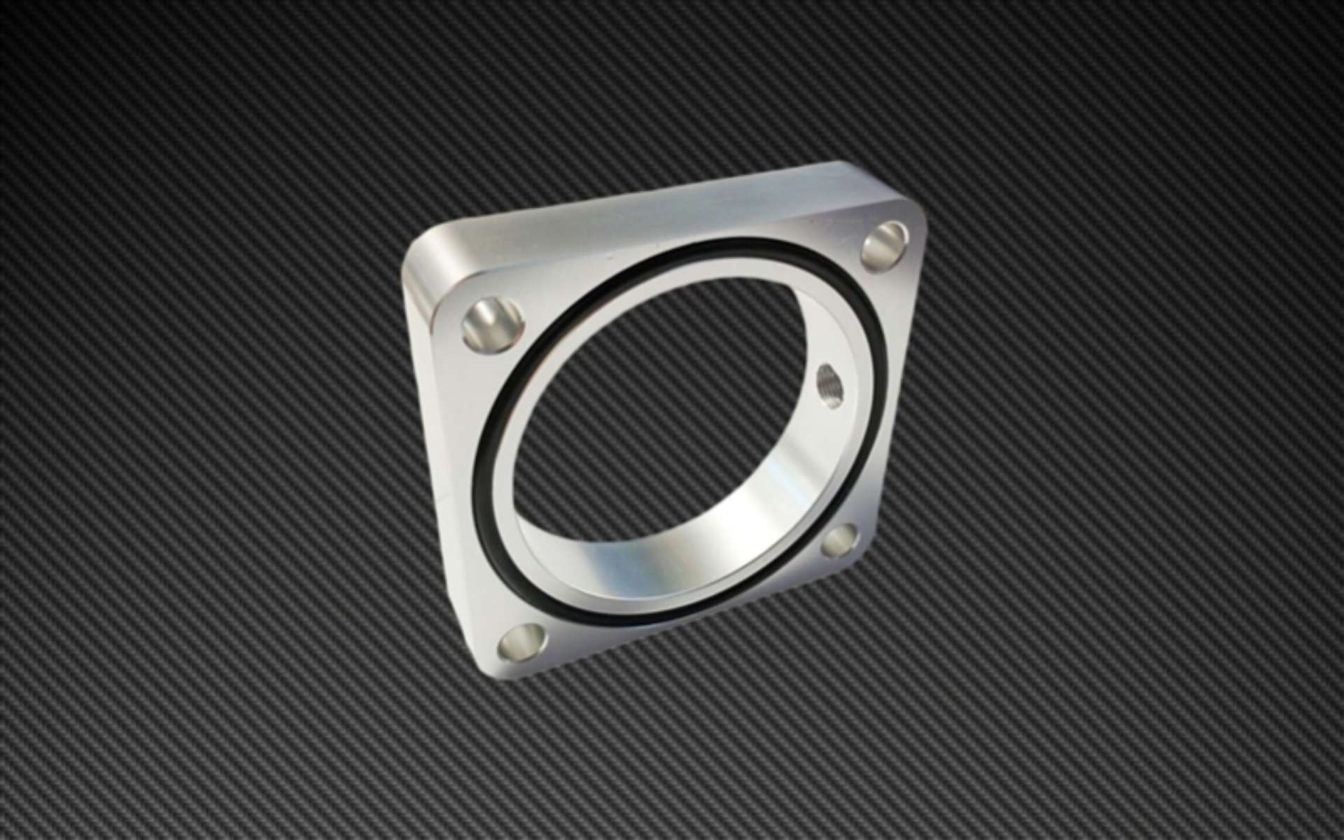 Picture of Torque Solution Throttle Body Spacer 2013+ Subaru BRZ-Scion FR-S - Silver