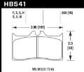 Picture of Hawk Wilwood DTC-70 Brake Pads