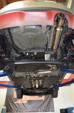 Picture of Injen 14-19 Ford Fiesta ST 1-6L Turbo 4Cyl 3in Cat-Back Stainless Steel Exhaust w- Burnt SS Tip