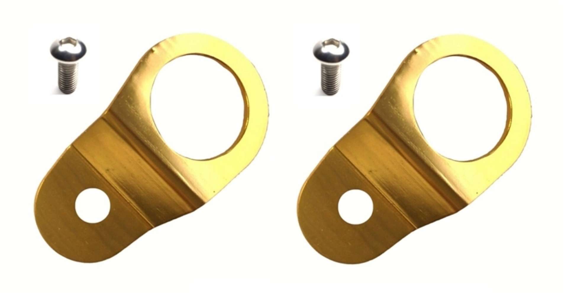 Picture of Torque Solution Radiator Mount Combo with Inserts Gold : Mitsubishi Evolution 7-8-9