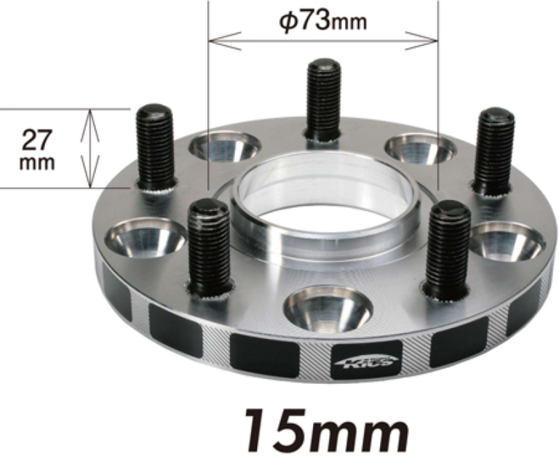 Picture of Project Kics 12X1-50 HUB60MM 5-114-3 Wide Tread Spacers - 15MM