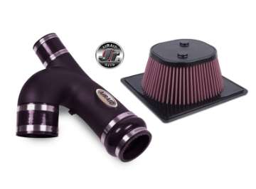 Picture of Airaid Jr- Intake Kit, Bifurcated Tube, Dry - Red Media 11-14 Ford F-150 3-5L Ecoboost