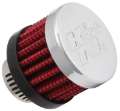 Picture of K&N Rubber Base Crankcase Vent Filter - 0-55in Flange ID 1-375in OD 1-125in Height