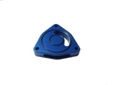 Picture of Torque Solution Blow Off BOV Sound Plate Blue: Dodge Neon SRT-4 03-05