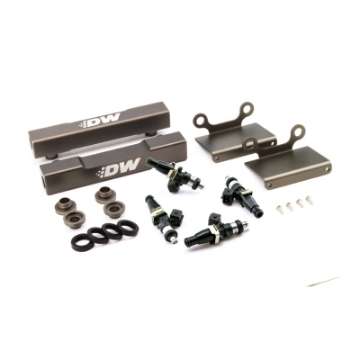 Picture of DeatschWerks 04-06 Subaru STI-LGT Side Feed to Top Feed Fuel Rail Conv Kit w- 2200cc Injectors