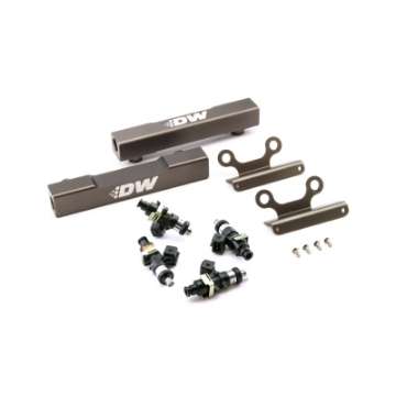 Picture of DeatschWerks 02+ Subaru WRX - 07+ STI-LGT Top Feed Fuel Rail Upgrade Kit w- 1500cc Injectors