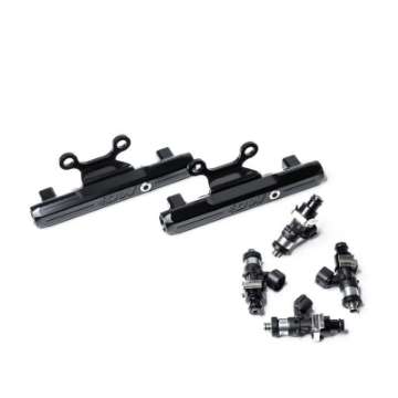 Picture of DeatschWerks 02+ Subaru WRX - 07+ STI-LGT Top Feed Fuel Rail Upgrade Kit w- 2200cc Injectors