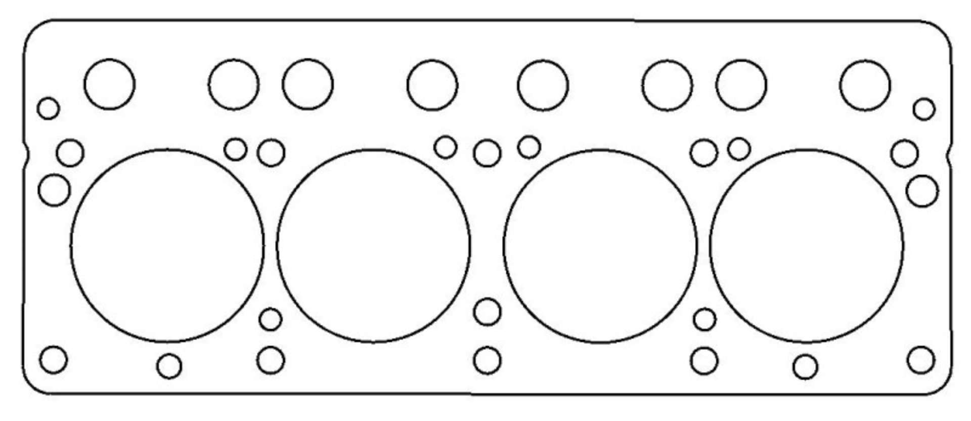 Picture of Cometic Triumph 1500cc Spitfire 74mm -043 inch Copper Head Gasket