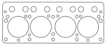 Picture of Cometic Triumph 1500cc Spitfire 74mm -043 inch Copper Head Gasket