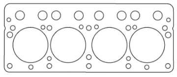 Picture of Cometic Triumph 1500cc Spitfire 74mm -043 inch Copper Head Gasket