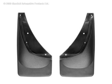 Picture of WeatherTech 00-06 Chevrolet Tahoe No Drill Mudflaps - Black