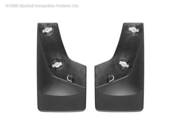 Picture of WeatherTech 07-13 GMC Sierra No Drill Mudflaps - Black