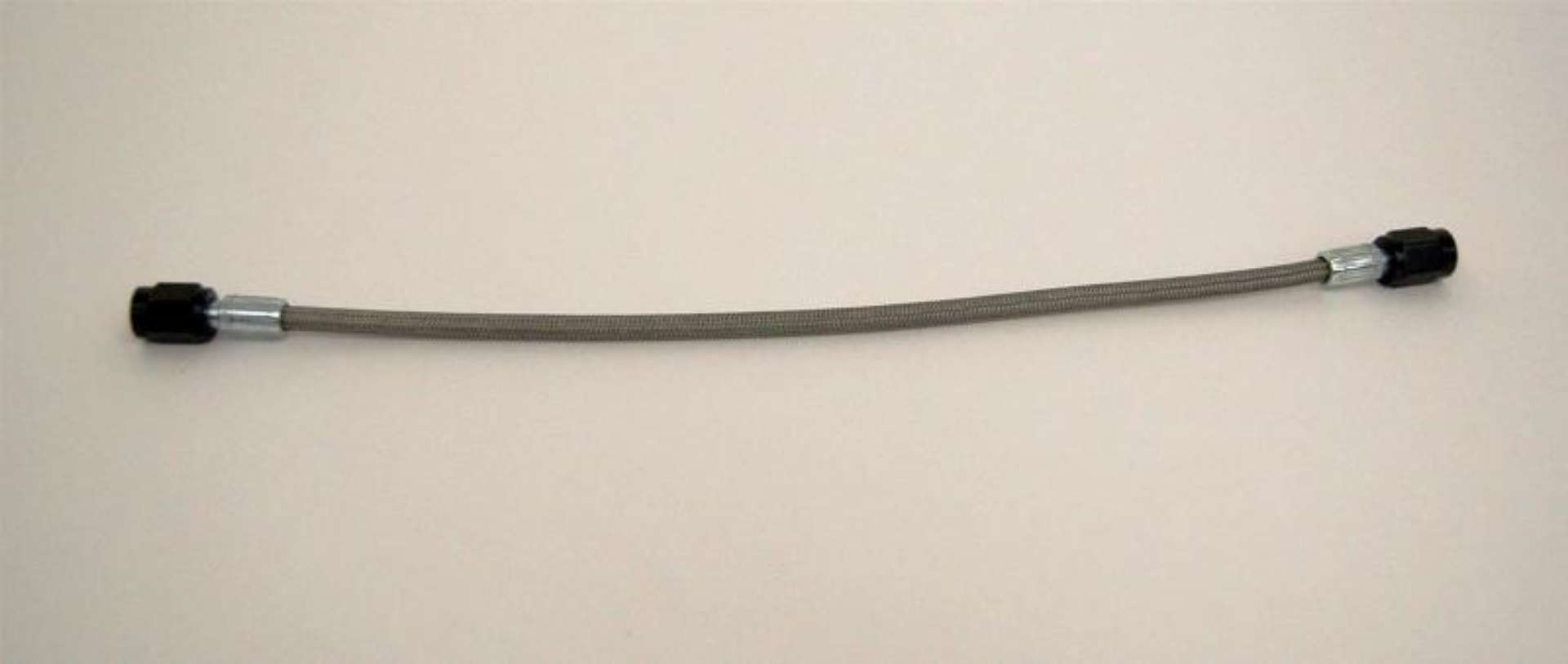 Picture of Fragola -2AN Brake Line w- -3AN Black Alum- Nuts 18in