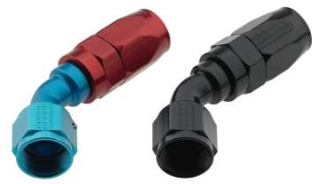 Picture of Fragola -12AN Fem x -16AN Hose 45 Degree Expanding Hose End - Black