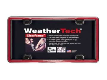 Picture of WeatherTech ClearFrame Kit - Red