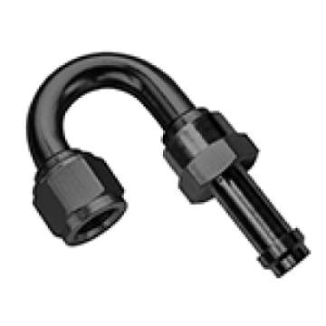 Picture of Fragola -6AN 180 Degree EZ Street Hose End Black