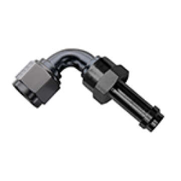 Picture of Fragola -6AN 90 Degree EZ Street Hose End Black