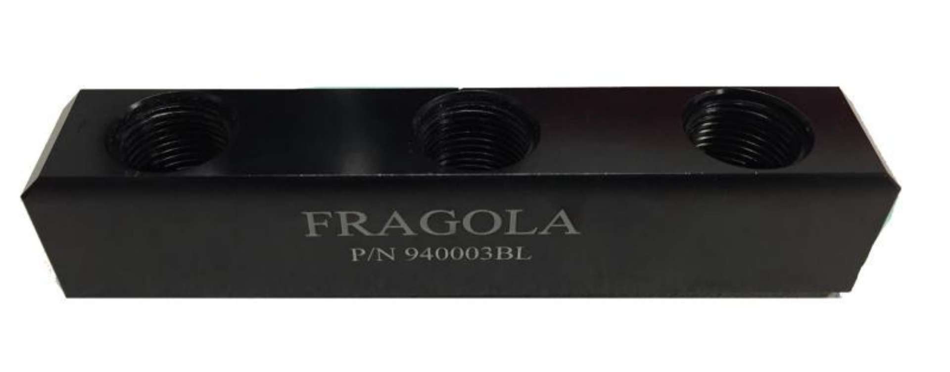 Picture of Fragola -10AN Female Three Port Fuel Pressure Log