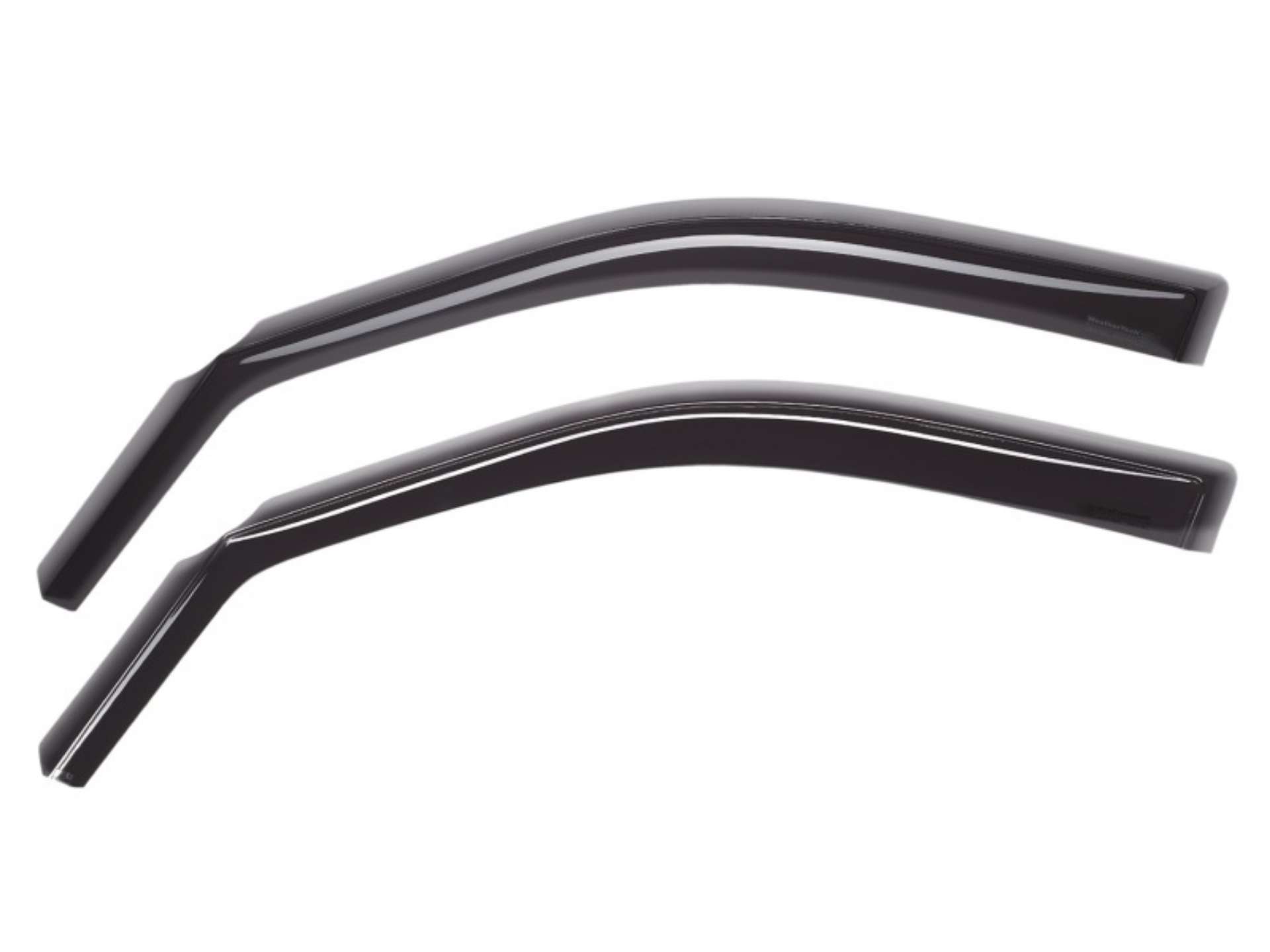 Picture of WeatherTech 13+ Chevrolet Malibu Front Side Window Deflectors - Dark Smoke