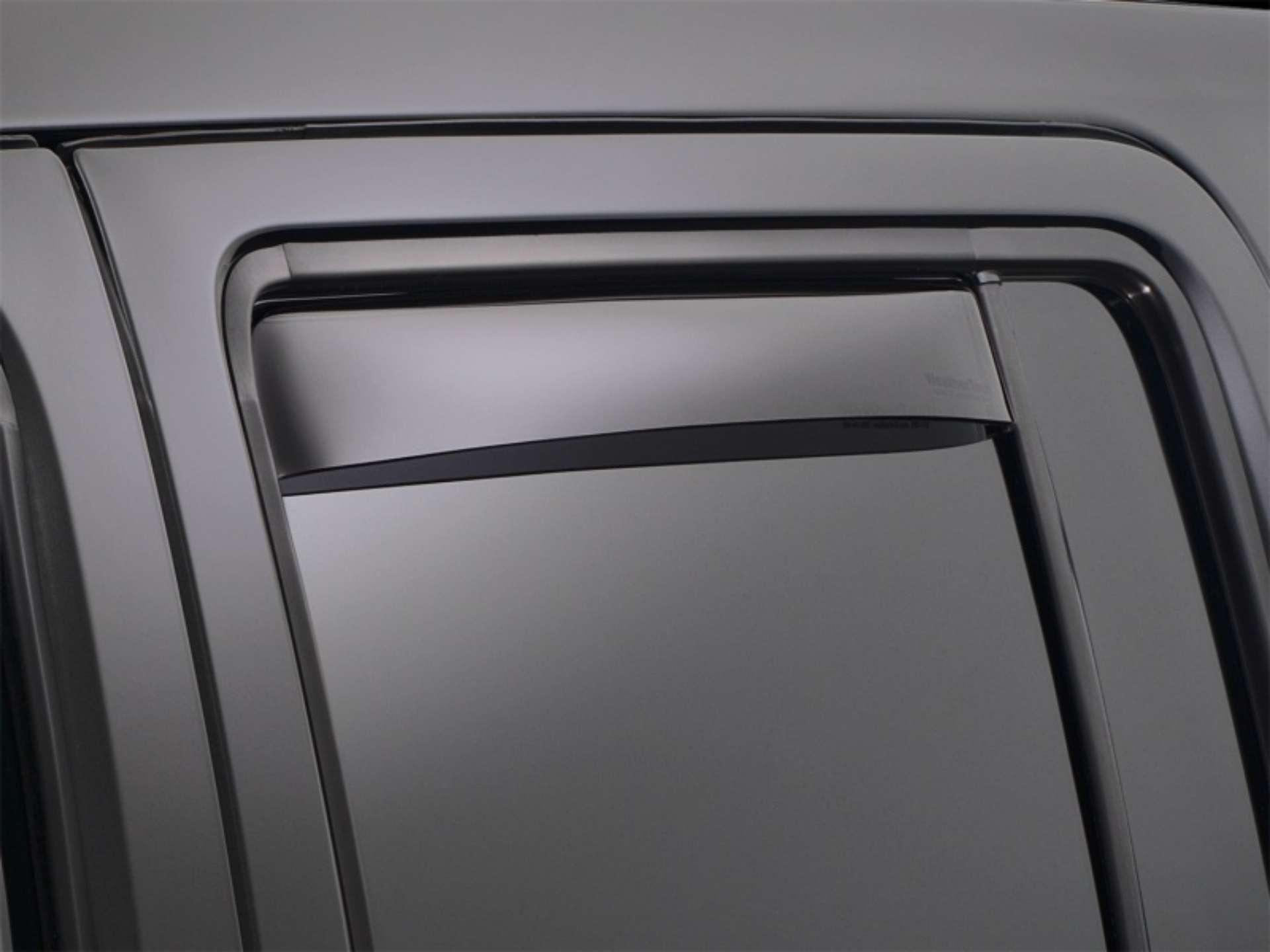 Picture of WeatherTech 00-04 Nissan Frontier 4 door Rear Side Window Deflectors - Dark Smoke