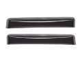 Picture of WeatherTech 00-04 Nissan Frontier 4 door Rear Side Window Deflectors - Dark Smoke