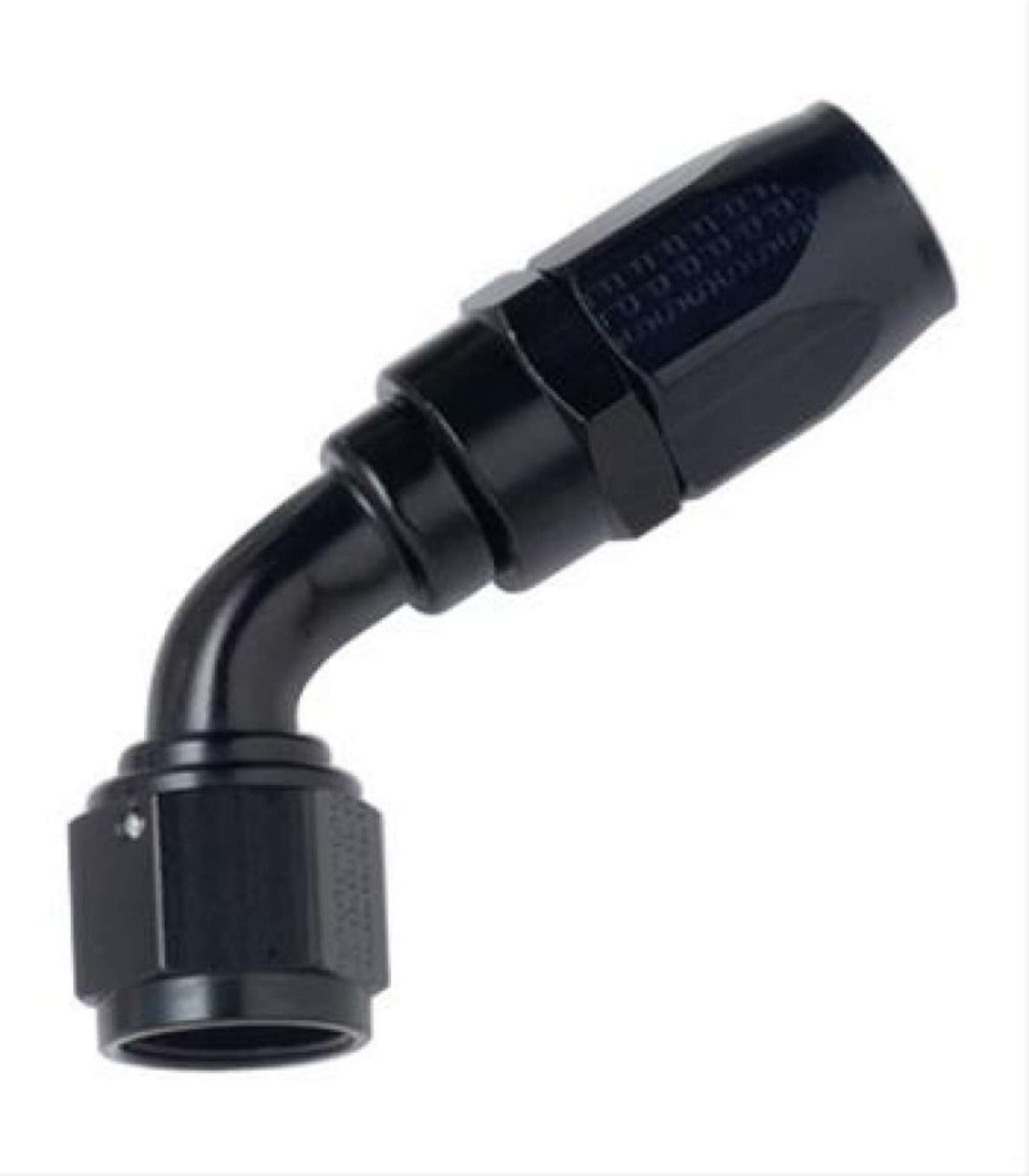 Picture of Fragola -6AN x 45 Degree P-S Hose End Aluminum - Black Only