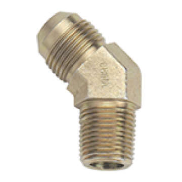 Picture of Fragola -6AN x 1-4 NPT 45 Degree Adapter - Steel