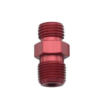 Picture of Fragola -3AN x 1-8 NPT Nitrous Flare Jet x NPT Adapter - Red