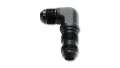 Picture of Vibrant -6AN Bulkhead Adapter 90 Degree Elbow Fitting - Anodized Black Only