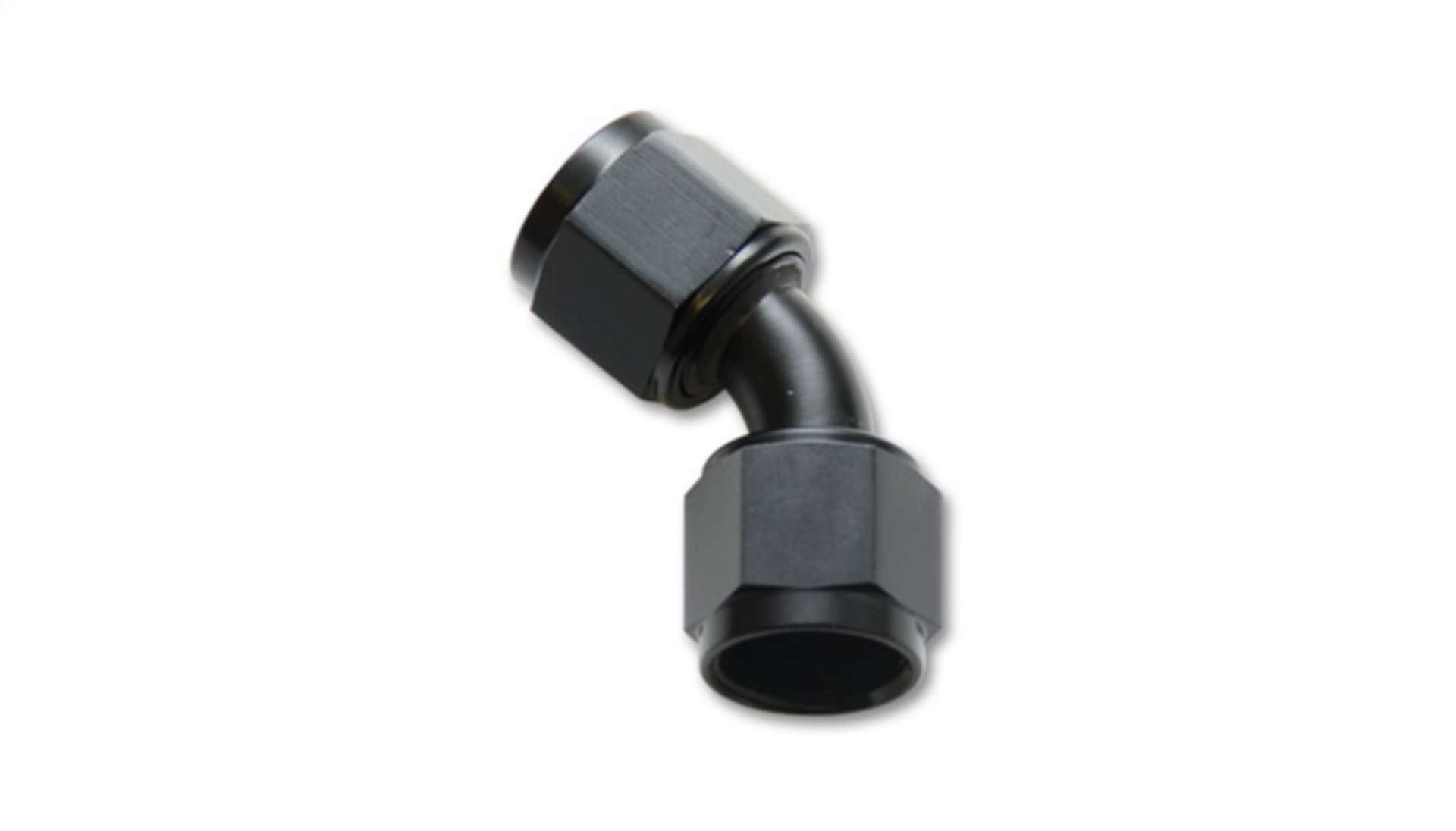 Picture of Vibrant -10AN X -10AN Female Flare Swivel 45 Deg Fitting  AN To AN  -Anodized Black Only