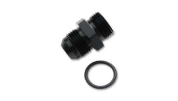 Picture of Vibrant -8AN Flare to AN Straight Cut Thread 1-1-6-12 w- O-Ring Adapter Fitting