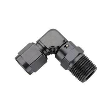 Picture of Fragola -3AN Female Swivel To 1-8 NPT - 90 Degree - Black