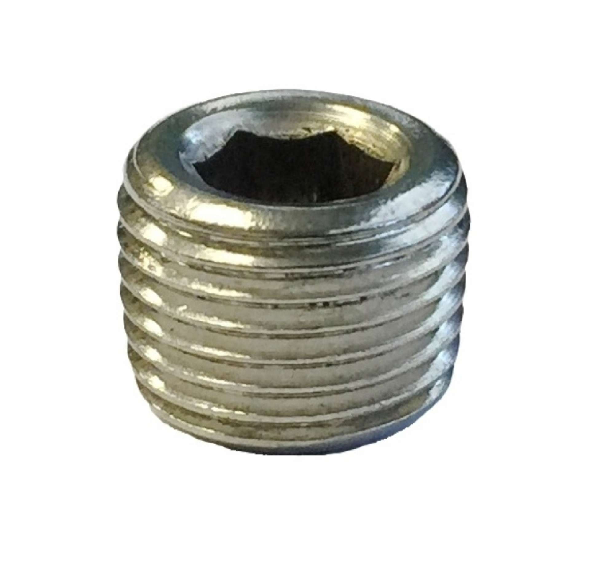 Picture of Torque Solution Stainless Steel 1-8 in NPT Plug: Universal Single Plug