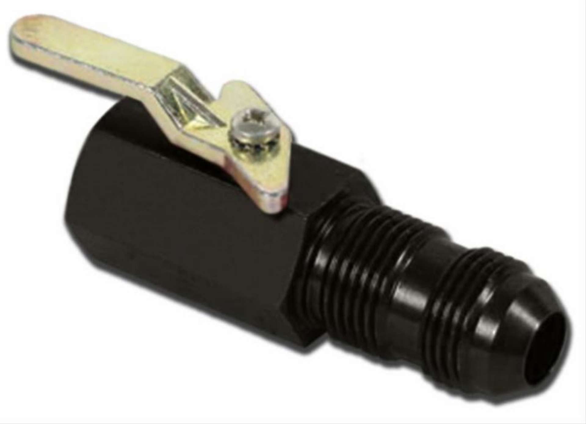 Picture of Fragola 3-8in NPT Female Inlet x -6AN Male Outlet On-Off Shut Off Valve