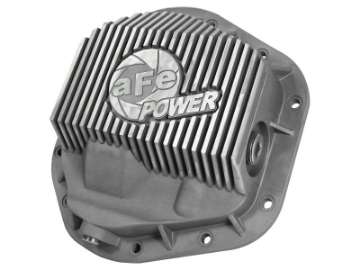 Picture of afe Front Differential Cover Raw; Street Series; Ford Diesel Trucks 94-5-14 V8-7-3-6-0-6-4-6-7L