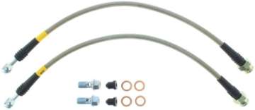 Picture of StopTech 06-10 Chevrolet Corvette Z06 Stainless Steel Rear Brake Lines