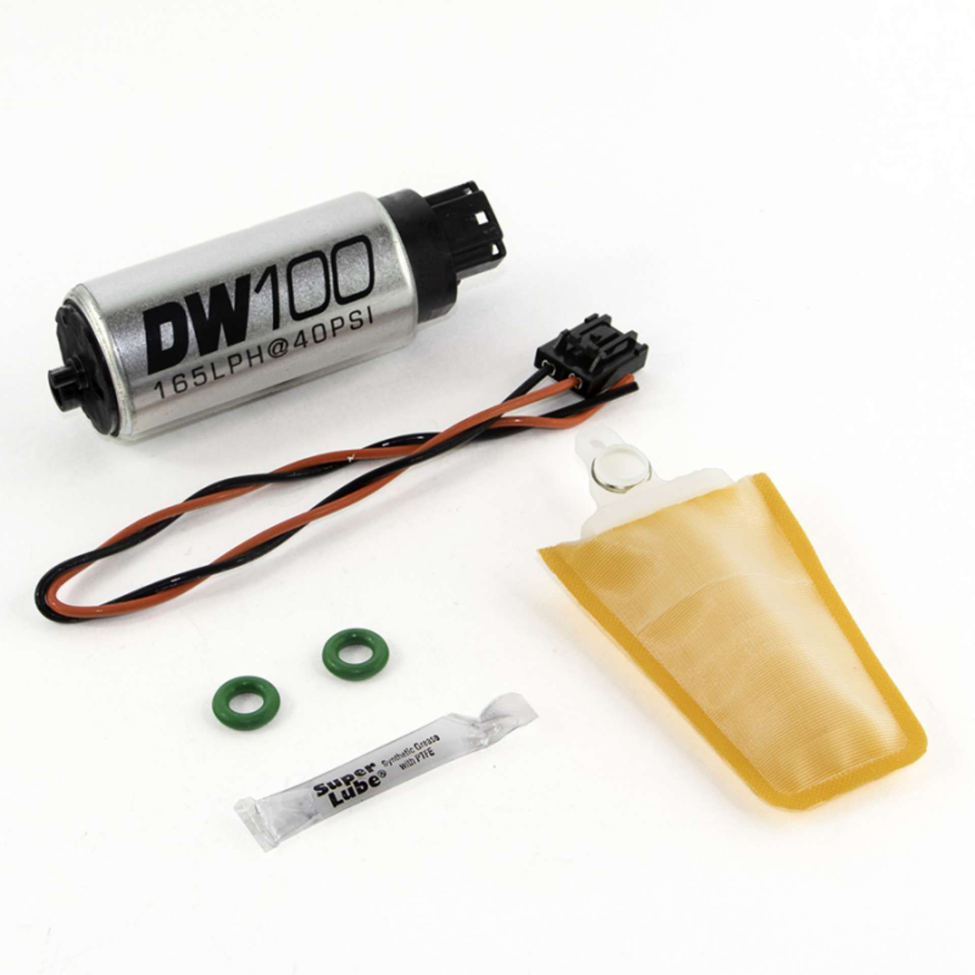 Picture of DeatschWerks 165 LPH In-Tank Fuel Pump w- 05-10 Scion TC 2-4L Install Kit