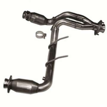 Picture of Kooks 09-10 Ford F-150- Ford Raptor 5-4L 3V 2 1-2in x 2 1-2in OEM Exhaust GREEN Cat Y Pipe