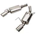 Picture of Kooks 05-09 Ford Mustang GT 4-6L 3V 2 1-2in SS Axle Back Exhaust w- 4in Polished Slash Cut Tips