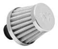 Picture of K&N 2in Base OD x -375in Flange ID x 1-75in H Rubber Base Crankcase Vent Filter - White