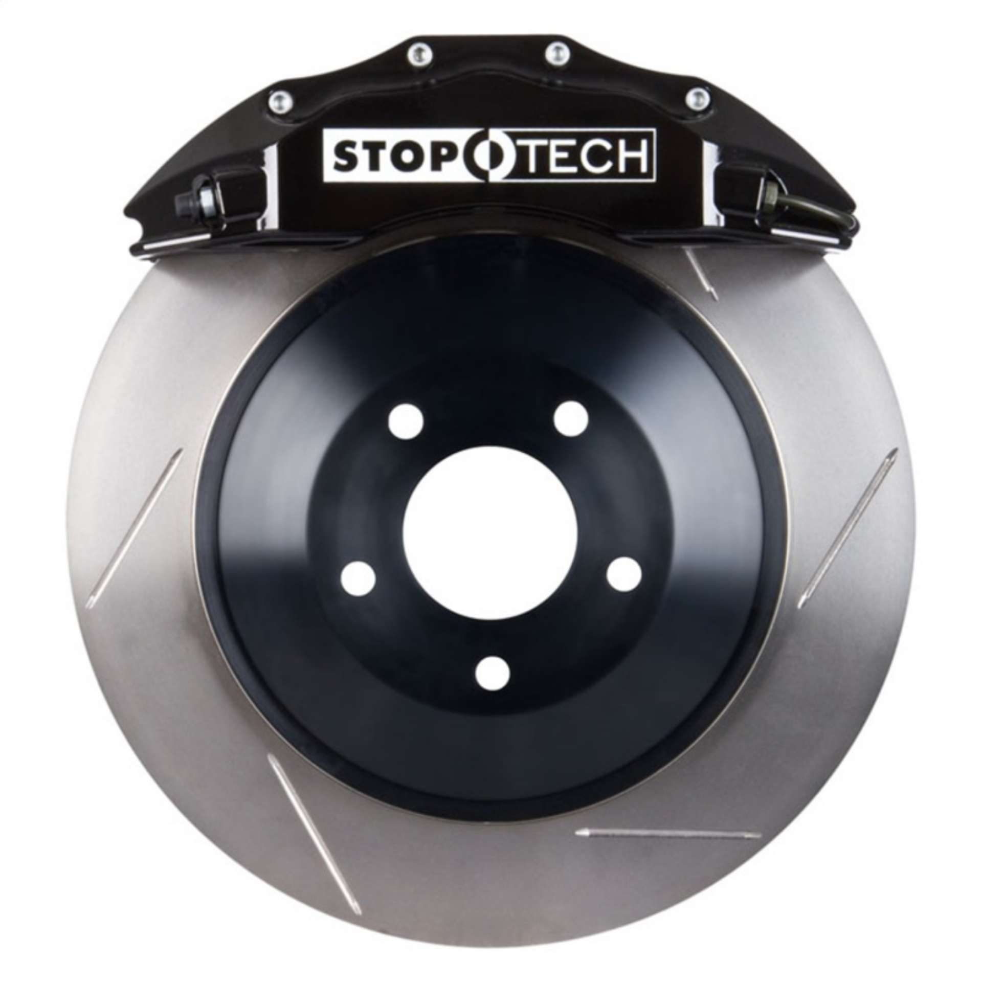 Picture of StopTech Chrysler 300C Front Touring 1-Piece BBK w- Black ST-60 Calipers Slotted Rotor