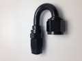 Picture of Fragola -10AN Male Rad Fitting x 180 Degree Pro-Flow Hose End - Black